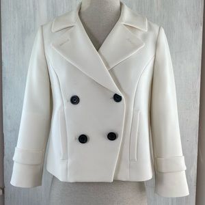 WHBM Double breasted pea coat style jacket NEW